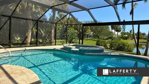 Lafferty Aluminum & Screening partnered on this residential outdoor living project along Florida’s Space and Treasure Coast.