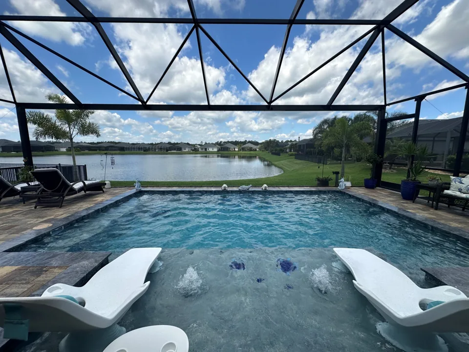 Pool and spa from the Next Level Pools and Spas project gallery