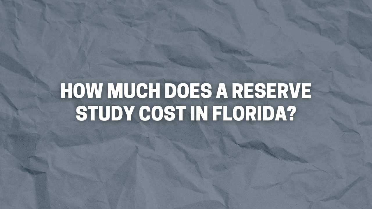 How Much Does A Reserve Study Cost In Florida Florida Engineering LLC