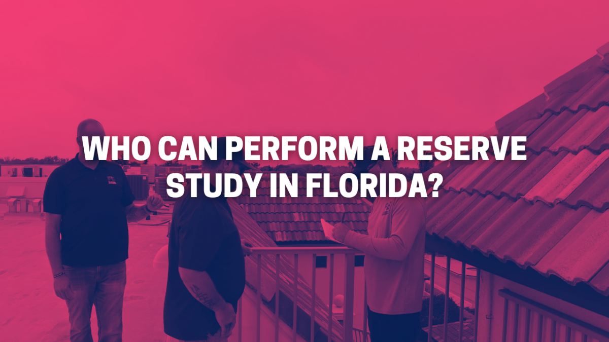 Who Can Perform a Reserve Study in Florida?