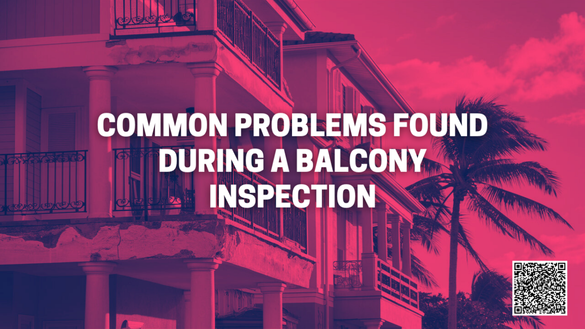 Common Problems Found During a Balcony Inspection