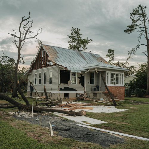 hurricane Helene damage inspection