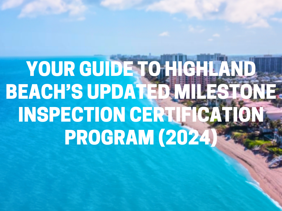 Highland Beach milestone inspection