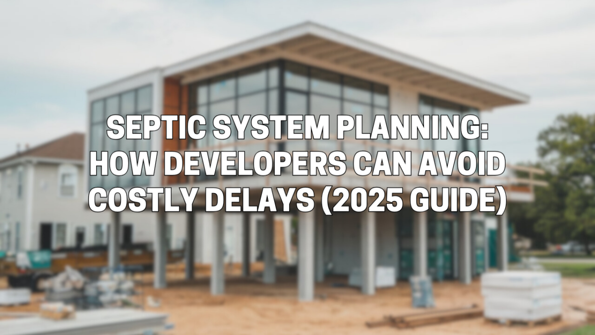 Septic System Planning: How Developers Can Avoid Costly Delays (2025 Guide)