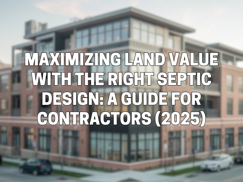 Maximizing Land Value with the Right Septic Design: A Guide for Contractors (2025)