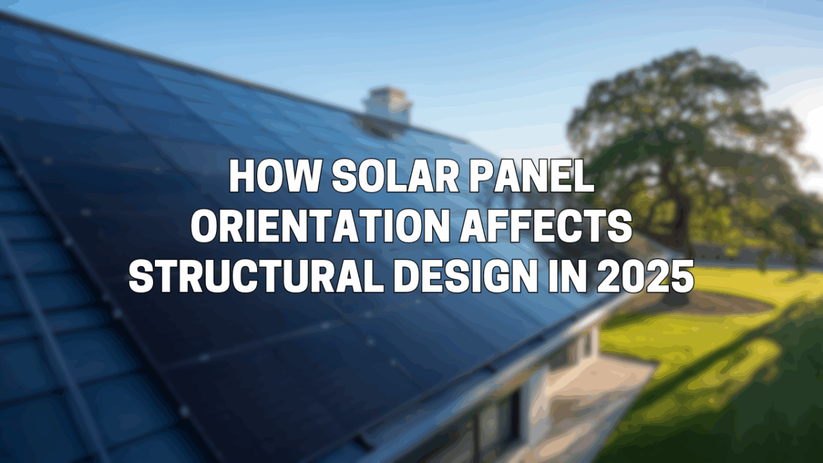How Solar Panel Orientation Affects Structural Design in 2025