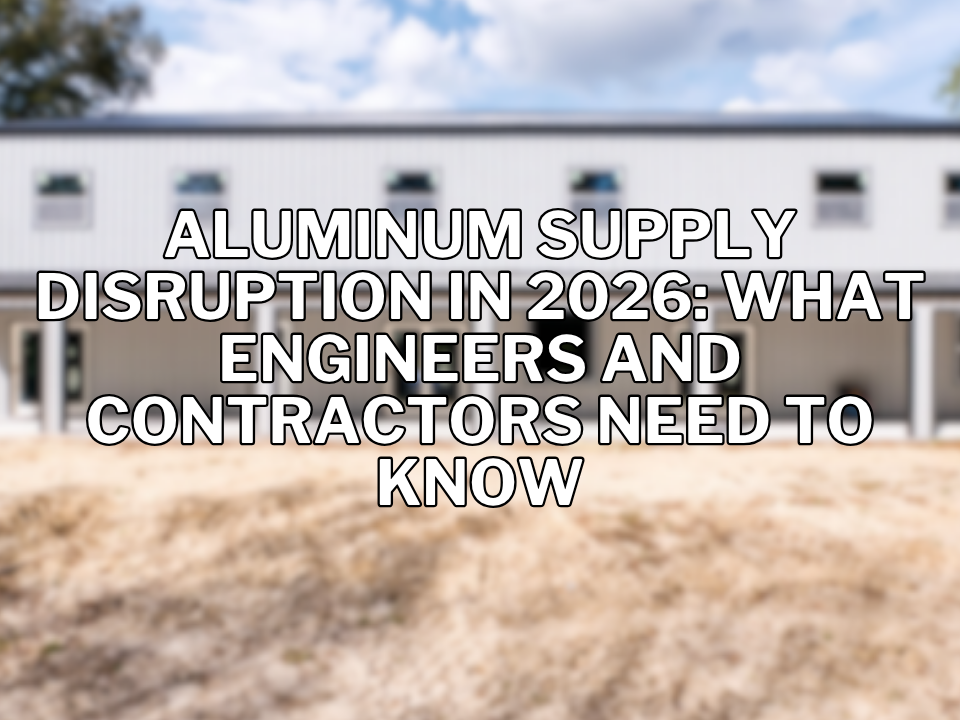 Aluminum Supply Disruption in 2026: What Engineers and Contractors Need to Know