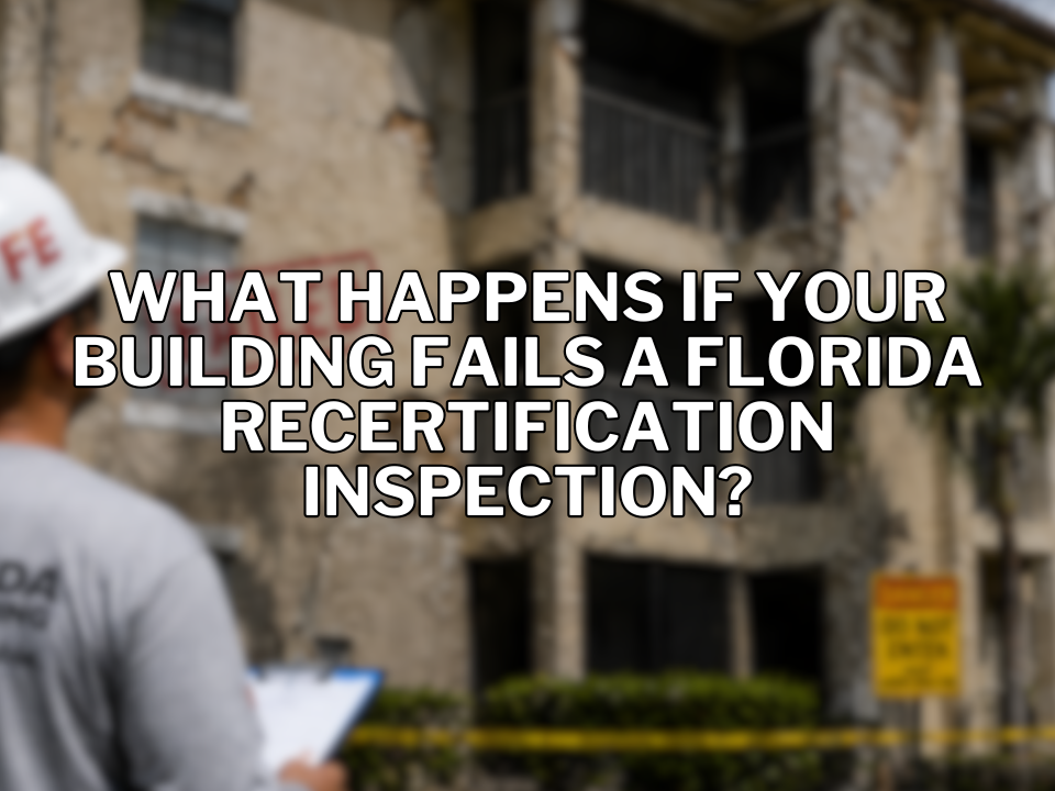 What Happens If Your Building Fails a Florida Recertification Inspection?