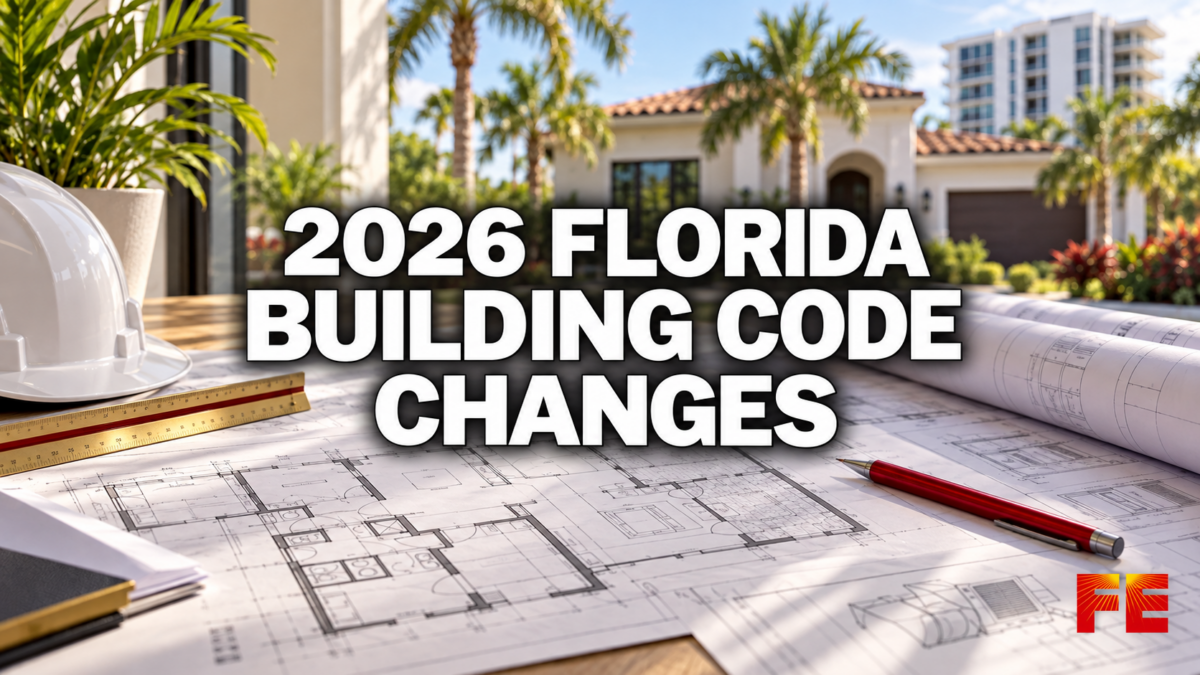 Florida Engineering 2026 Florida Building Code changes, illustrated with Florida buildings and engineering plans.